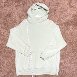 Light Green Oversized Aerie Hoodie
